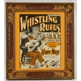 Framed Whistling Rufus Advertisement