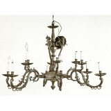 Exquisite Electric 6 Arm Very Ornate Chandelier