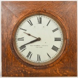 Oak Self Winding NY Clock
