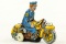 Marx Toy Co Tricky Motorcycle Police Officer