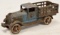 Cast Iron Blue Delivery Truck