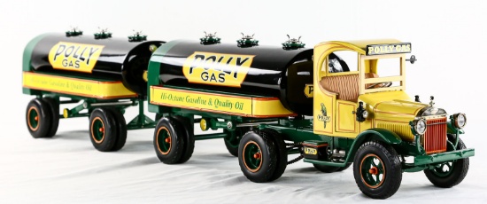 Polly Gas AB Mack Double Pup Tanker Set Model