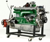 Duesenberg Â¼ Scale Engine on Stand