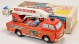 Vintage Fire Engine Battery Power Toy Truck
