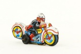 MP Motorcycle 1960's Tin Friction Toy