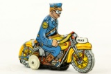 Marx Toy Co Tricky Motorcycle Police Officer