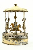 Early 1900's Carrette Wind Up Carousel Toy