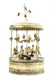 Early 1900's Carrette Carousel Wind Up Toy