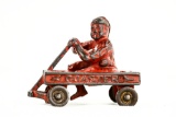 Hubley Coaster Wagon Cast Iron Toy