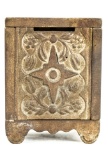 J & E Stevens Cast Iron Coin Safe