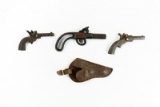 Lot of 3 Cast Iron Cap Guns