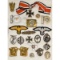Case of Reproduction Medals, Badges, Buckles