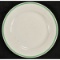 German WWII Labor Corps Dessert Plate 1 Green Line