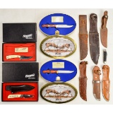Lot of Knives and Sheaths
