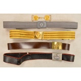 Assorted Foreign Military Belts