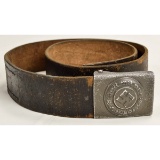 German Police Belt & Buckle Set