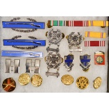 Lot of Post WWII US Army Award Badges