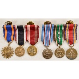 Post WWII Mini Medal Bar