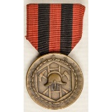 German WWII Fireman's 25 Year Service Medal
