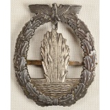 German WWII Kriegsmarine Minesweeper Badge