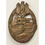 German WWII Bronze Tank Assault Badge