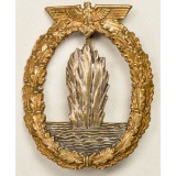 German WWII Navy Mine Sweeper Badge