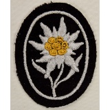 German WWII Waffen SS Mountain Troops Sleeve Patch