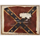 Framed Confederate Flag