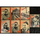 Lot of 7 WWII German Signal Magazines