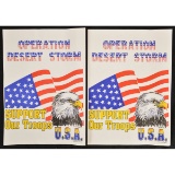 Lot of 2 Desert Storm Support Our Troops