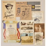 Lot of WWII US Papers & Memorabilia