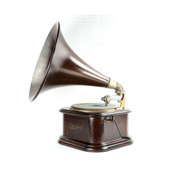 Columbia Majestic 78rpm Disc Wood Horn Phonograph