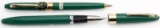 Sheaffer Snorkel Pastel Green FP & BP Set