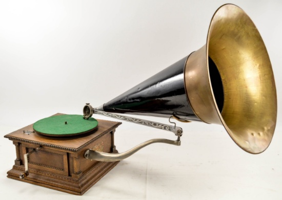 Talk-A-Phone w/Brass Bell Horn