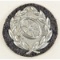 WWII German Luftwaffe Drivers Badge Silver