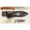 Lot of 2 Buck and Shrade Commemorative Knives