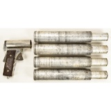 WWII US M2 Flare Gun w/ 4 Flares