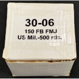 500 .30 Caliber FMJ Bullets