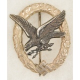 WWII German Air Gunner Luftwaffe Badge