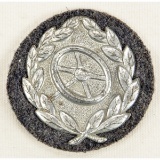 WWII German Luftwaffe Drivers Badge Silver