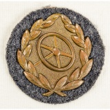 WWII German Luftwaffe Drivers Badge Bronze
