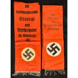 WWII Nazi Funeral Sashes (2)