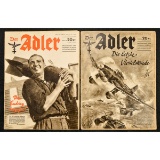 WWII German Der Adler Magazines (2)