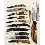 Display Case with 14 Knives
