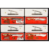 4 Jaguar Style Lock Hunting Knives