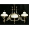 Solid Brass Kerosene Style Billiards Light