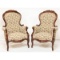 2 Matching Victorian Style Arm Chairs