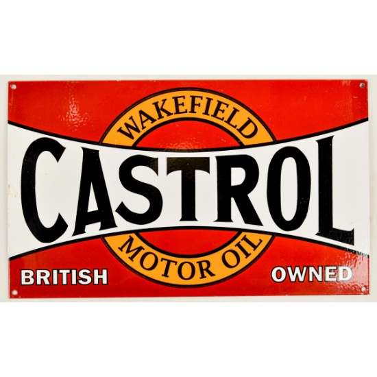 Contemporary Castrol Motor Oil Sign