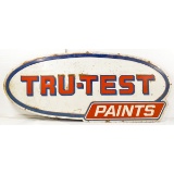 Tru-Test Paints Embossed Sign Single Sided