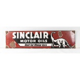 Sinclair Motor Oils Porcelain Sign